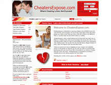 Tablet Screenshot of cheatersexpose.com